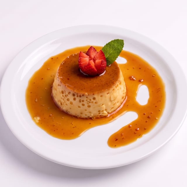 Flan de Kahlúa.