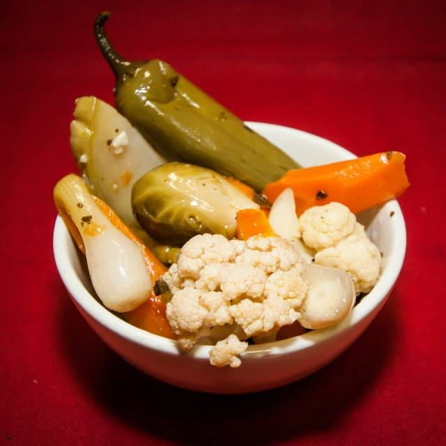 Verduras en Vinagre.