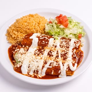 Enchiladas de Pollo Rojas
