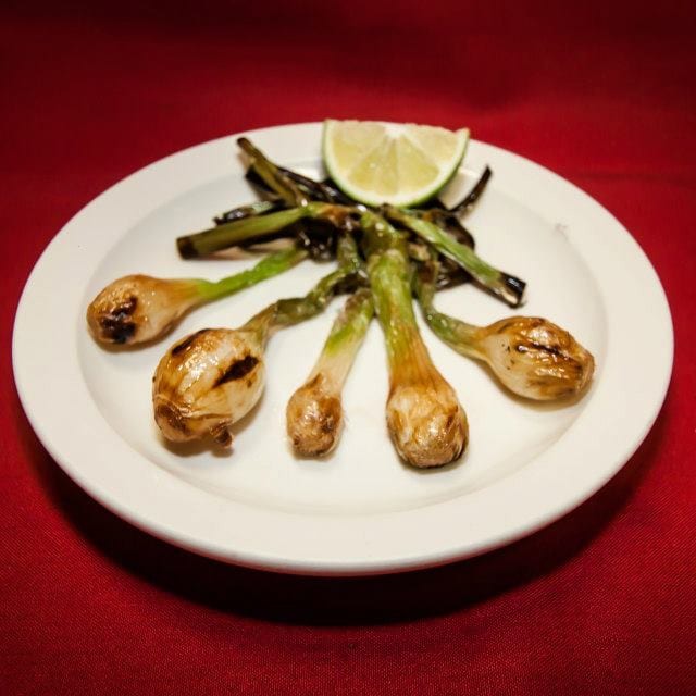 Cebollitas a la Parrilla.