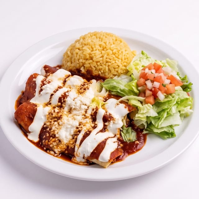 Enchiladas de Pollo Verdes.