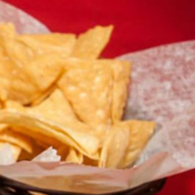 Homemade Corn Chips with Salsas.